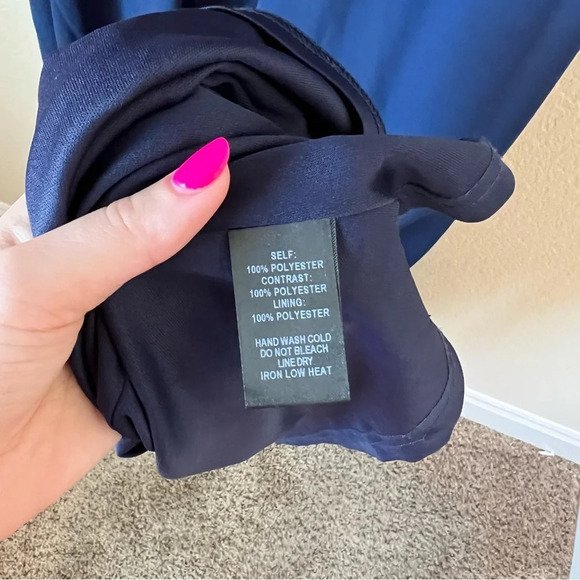 Lulus The Greatest Navy Blue Lace Maxi Dress - Picture 6 of 7